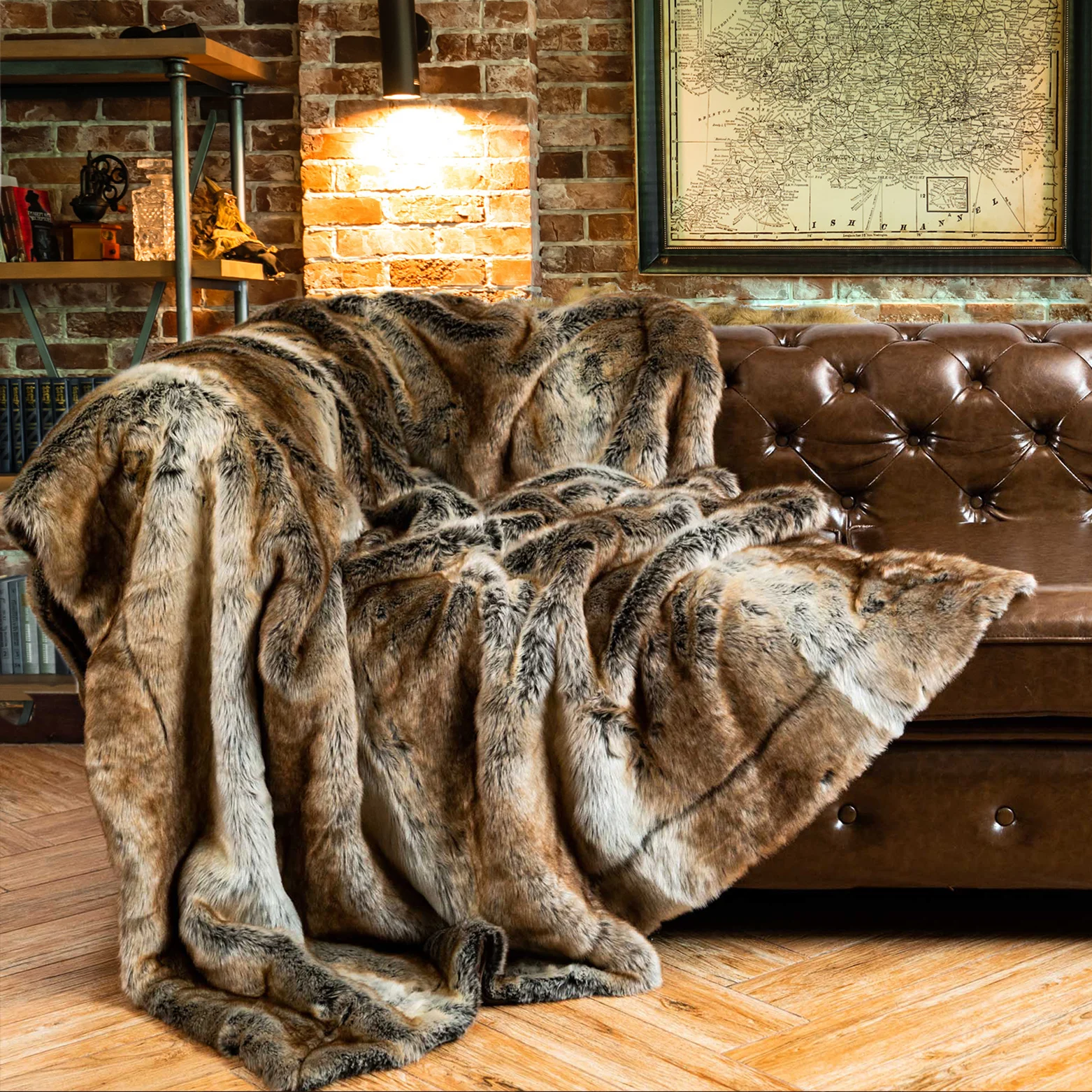 Cashmere Throw Blanket - Battilo Faux Fur Blanket Luxury Fluffy
