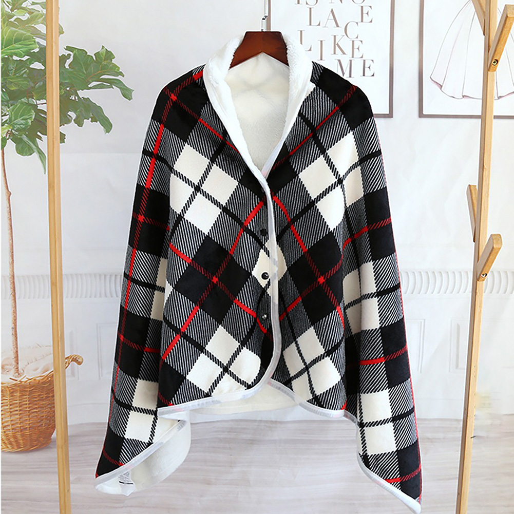 Cashmere Throw Blanket - 5V Wearable Heating Electric Blanket Shawl