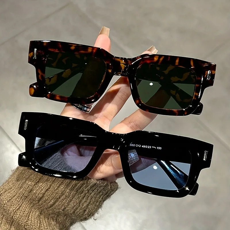 Luxury Lifestyle Products - Luxurious Rectangle Sunglasses Women Men Fashion
