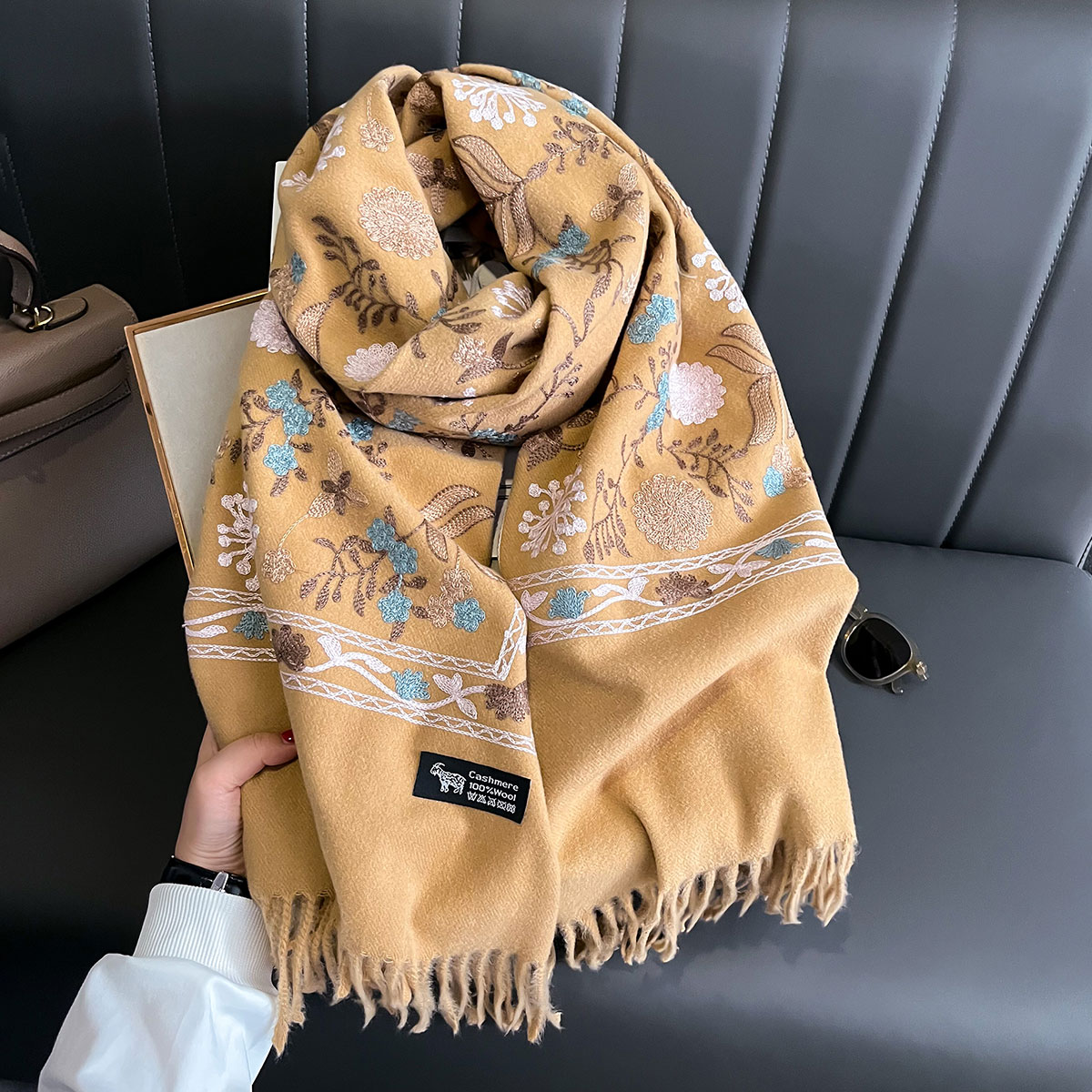 New Winter Warm Cashmere Scarf - Cashmere Throw Blanket recension och pris