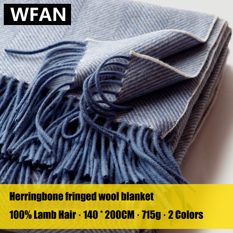 High Grade Fine Soft Diagonal  - Cashmere Throw Blanket recension och pris