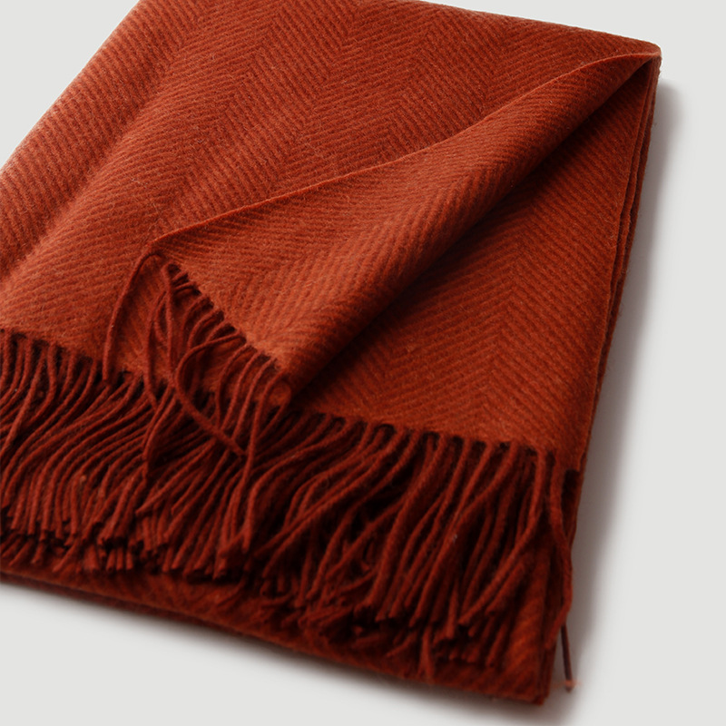 High Grade Fine Soft Diagonal  - Cashmere Throw Blanket recension och pris