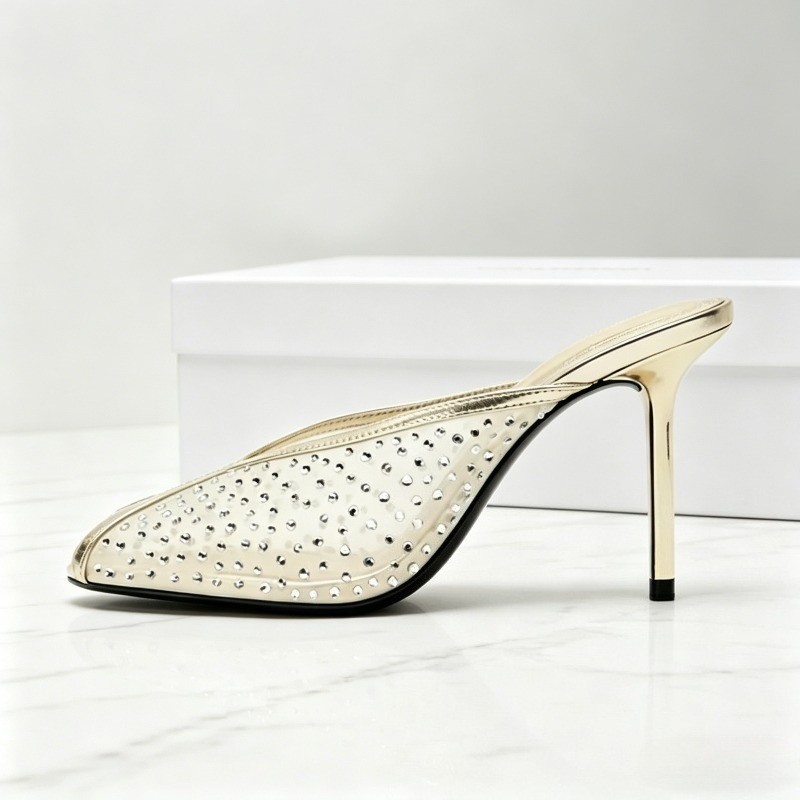 Luxury Mesh Rhinestone Heeled  - Luxury Lifestyle Products recension och pris
