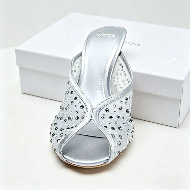 Luxury Mesh Rhinestone Heeled  - Luxury Lifestyle Products recension och pris