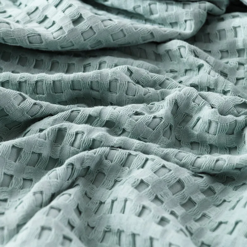 Premium Pure Cotton Waffle Wea - Cashmere Throw Blanket recension och pris