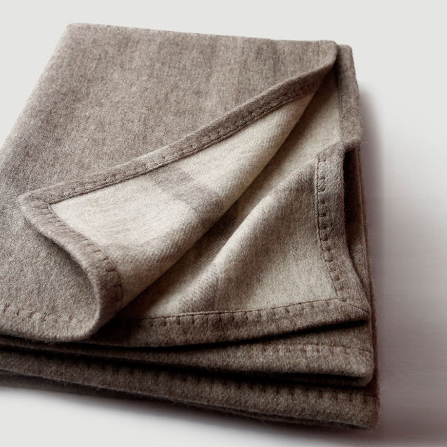 Cross Striped Double sided Jac - Cashmere Throw Blanket recension och pris