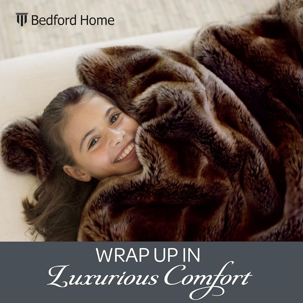 Faux Fur Throw - Luxurious, Hy - Cashmere Throw Blanket recension och pris