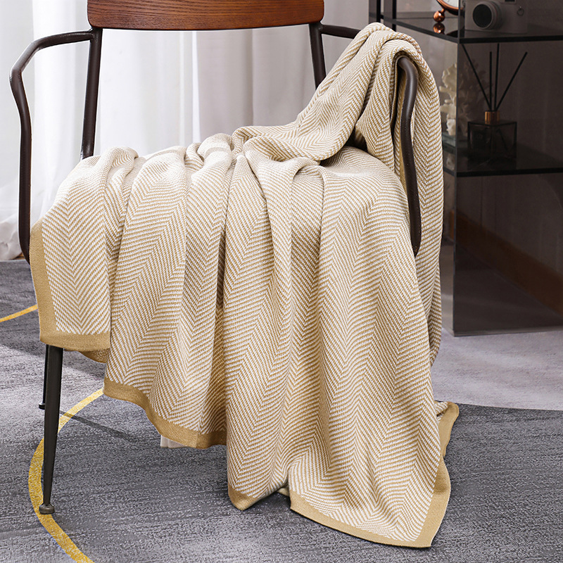 Nordic Ins Style Knitted Blank - Cashmere Throw Blanket recension och pris