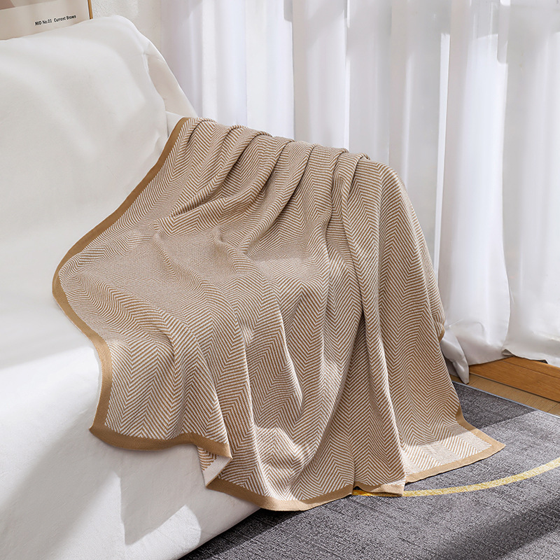 Nordic Ins Style Knitted Blank - Cashmere Throw Blanket recension och pris