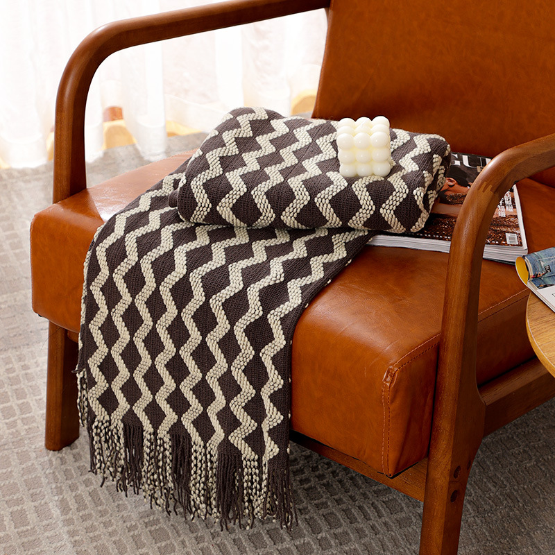 50x60inch Grey Knitted Throw B - Cashmere Throw Blanket recension och pris