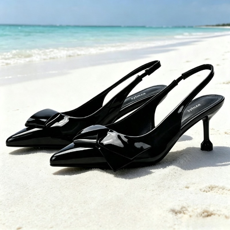 Red Patent Leather Slingback H - Luxury Lifestyle Products recension och pris