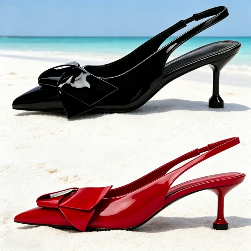 Red Patent Leather Slingback H - Luxury Lifestyle Products recension och pris