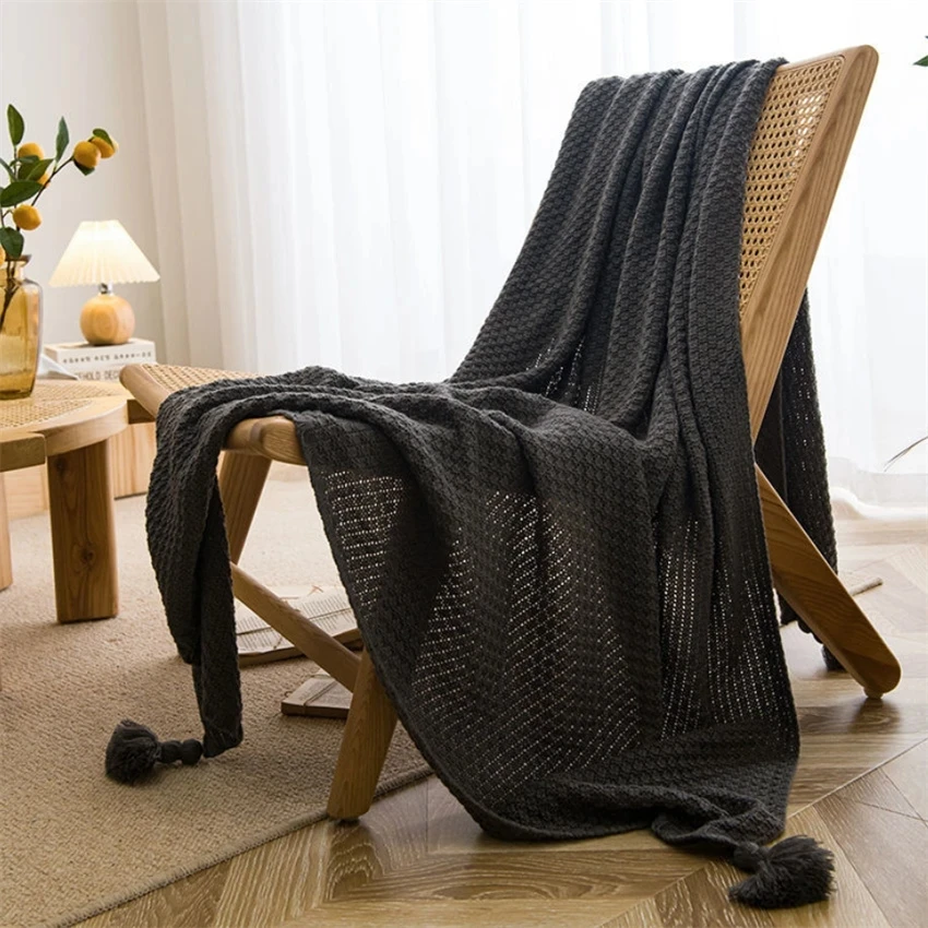 Nordic Blankets for Bed Sofa C - Cashmere Throw Blanket recension och pris