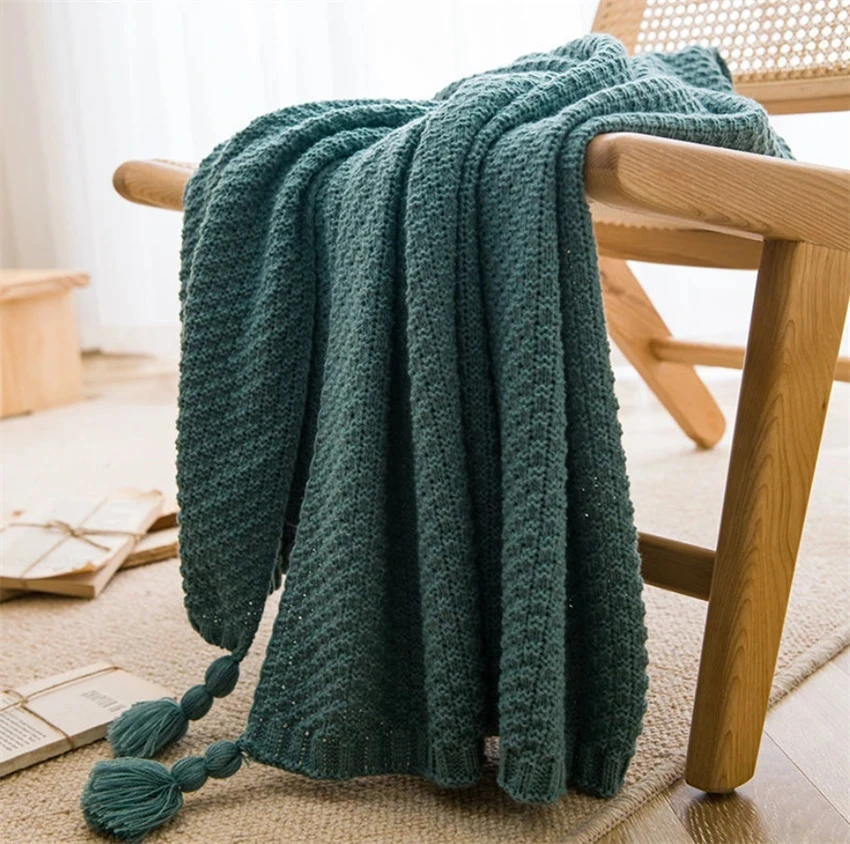Nordic Blankets for Bed Sofa C - Cashmere Throw Blanket recension och pris