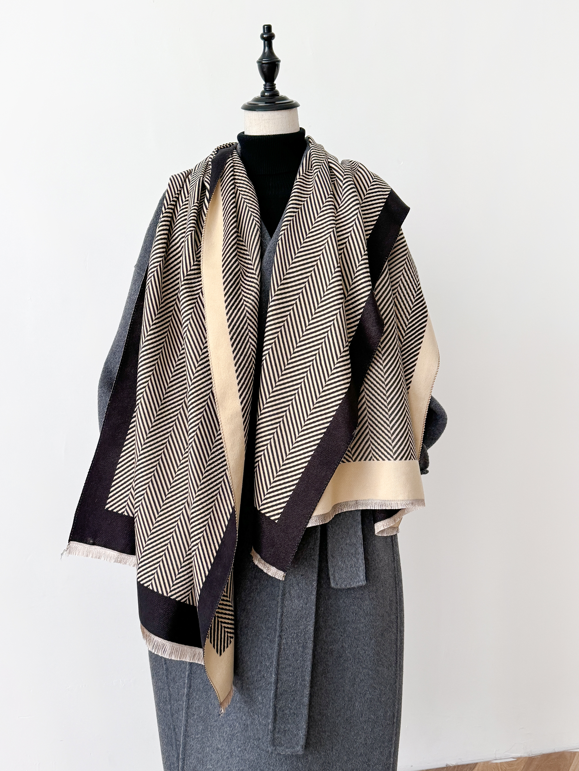 2024 Winter Women Cashmere Sca - Cashmere Throw Blanket recension och pris