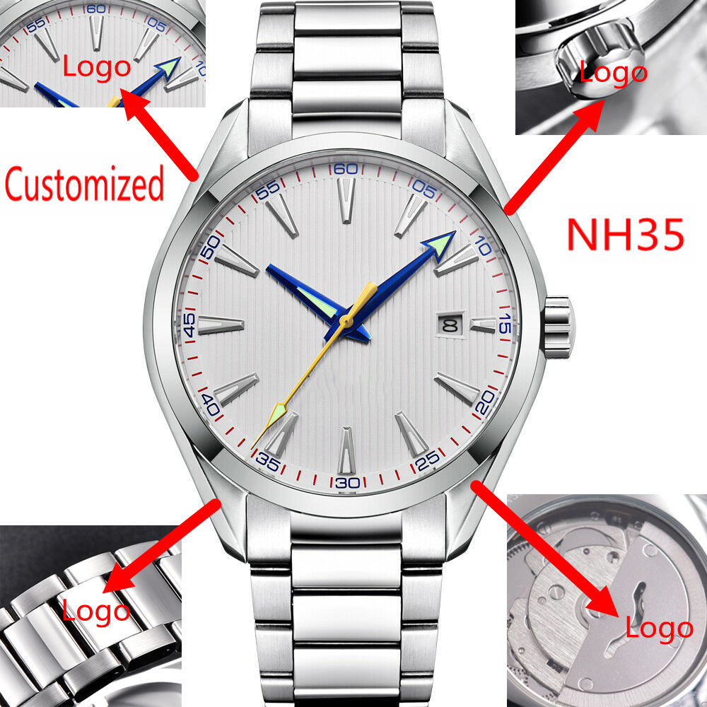 Custom Logo 41mm Men Miyota/NH - Luxury Lifestyle Products recension och pris