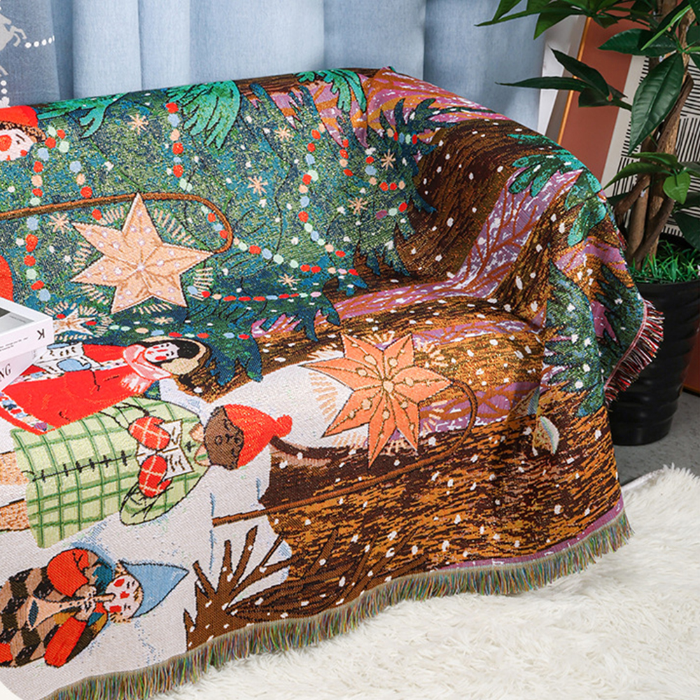 Christmas Tapestry Bohemian Bl - Cashmere Throw Blanket recension och pris