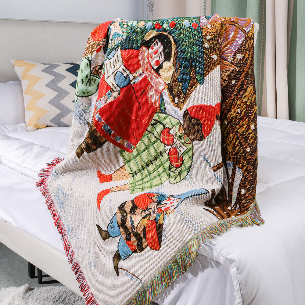 Christmas Tapestry Bohemian Bl - Cashmere Throw Blanket recension och pris