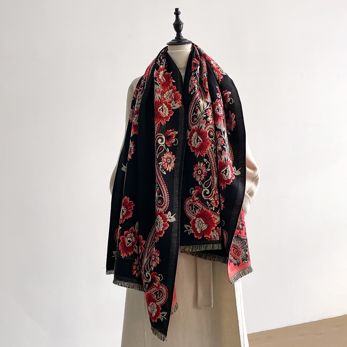 2025 Winter Luxury Imitation C - Cashmere Throw Blanket recension och pris